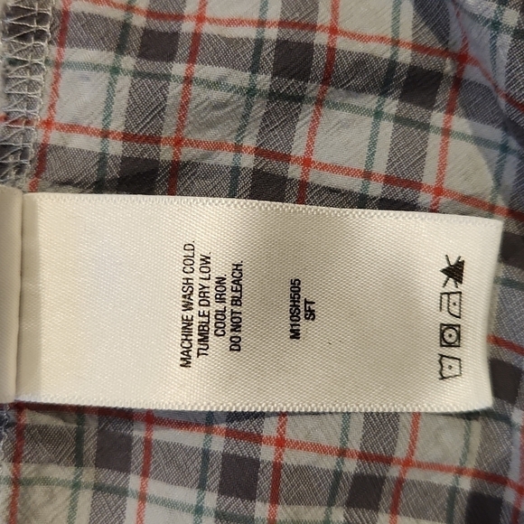 CABELA'S Guidewear Gray & Red Plaid Button-Up Shirt - Picture 11 of 11